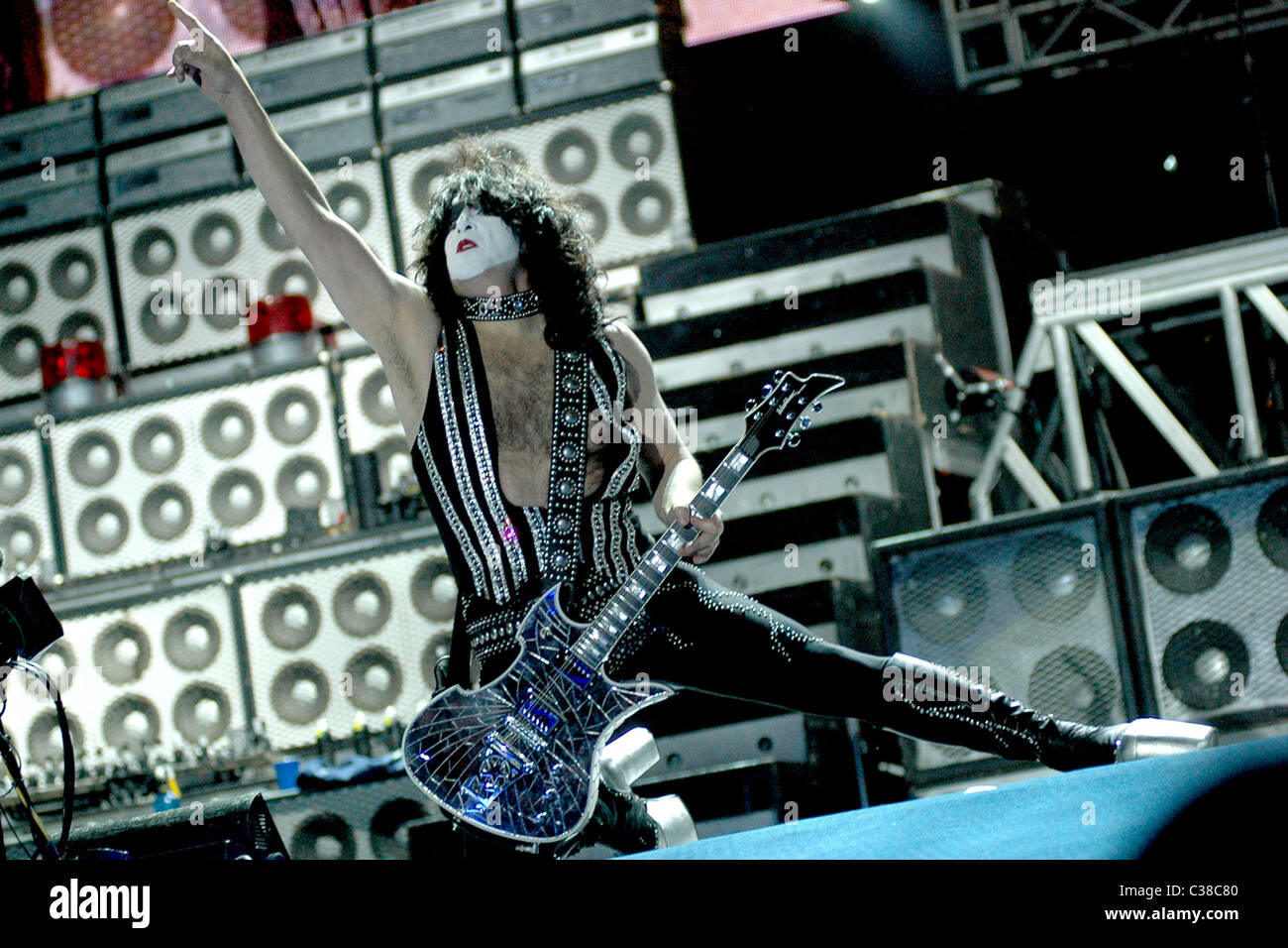 Kiss  in concert at the Quilmes Rock Festival 2009 Buenos Aires, Argentina - 05.04.09 .com Stock Photo