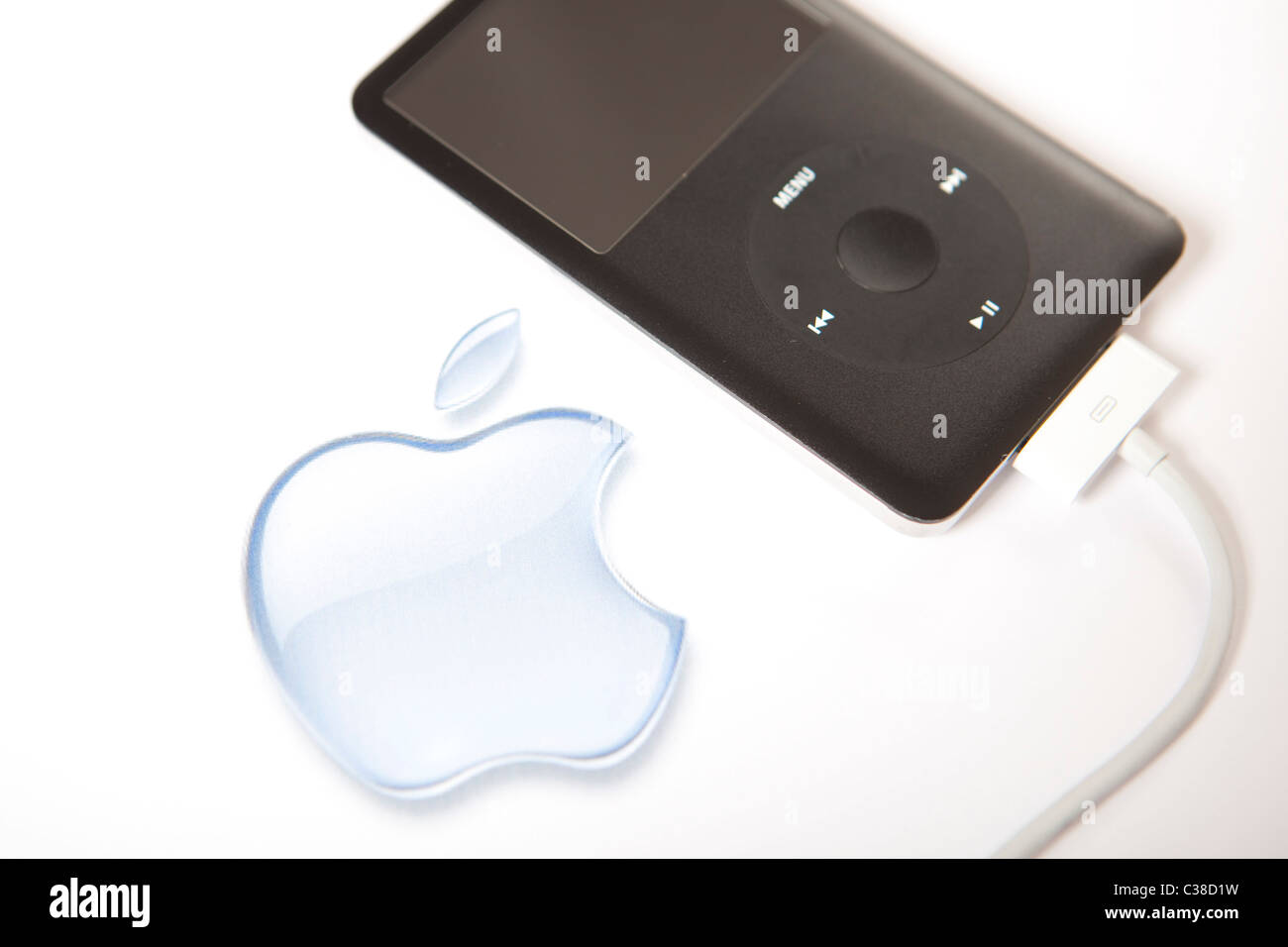 Illustrative image of an Apple iPod. Stock Photo