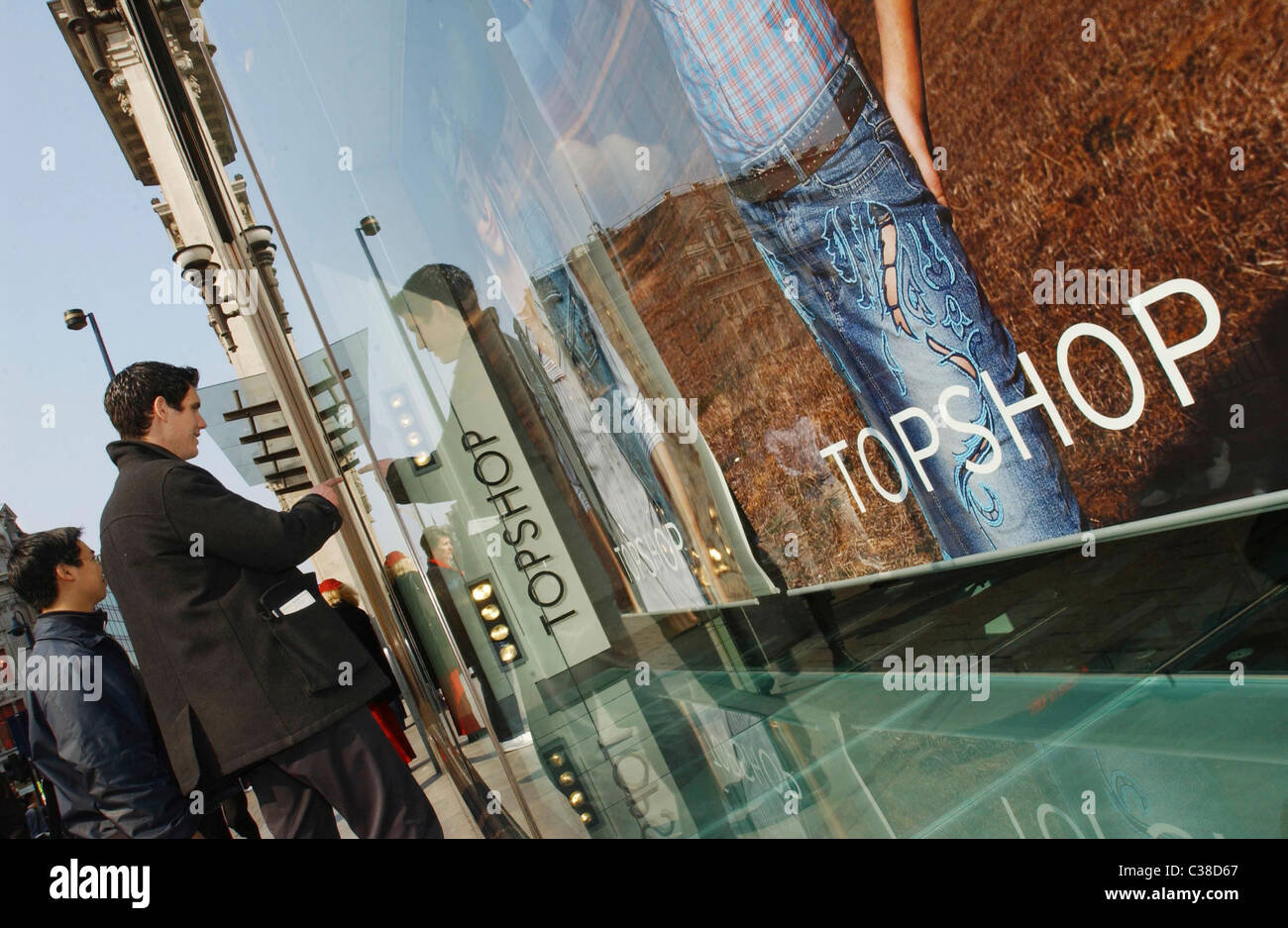 The flagship store on Oxford Street. Part of the Arcadia Group