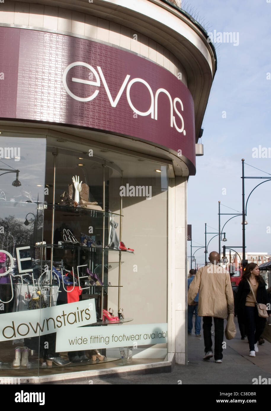 Evans store on Oxford Street Stock Photo Alamy