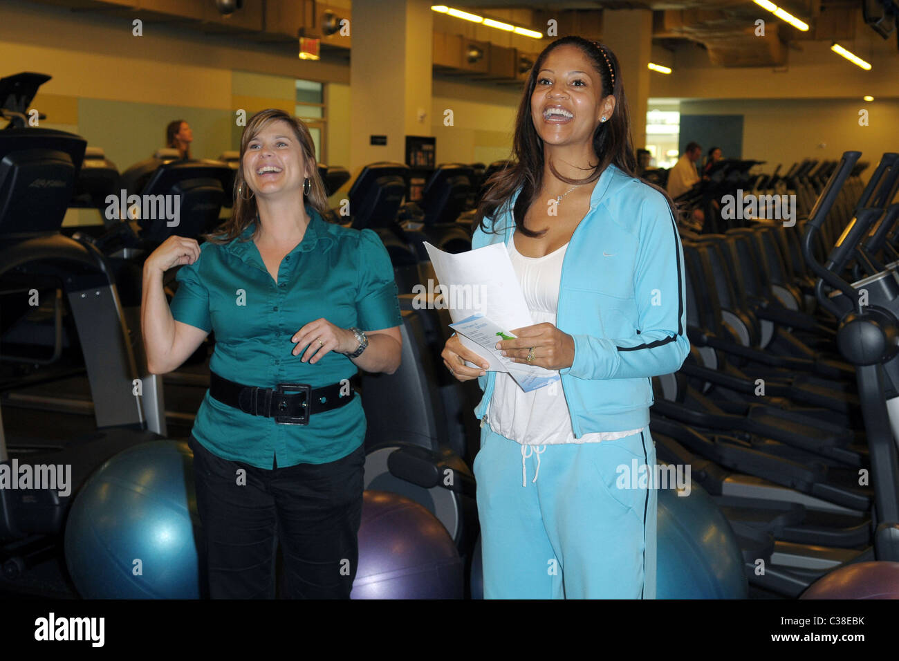 Alonzo mourning wife tracy wilson hi-res stock photography and images