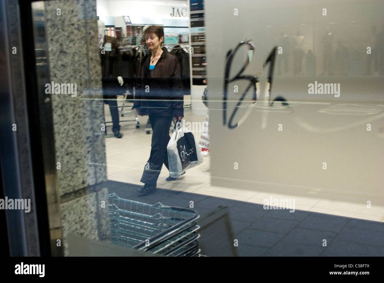 Shop Front Glass Doors Stock Photos Shop Front Glass Doors Stock