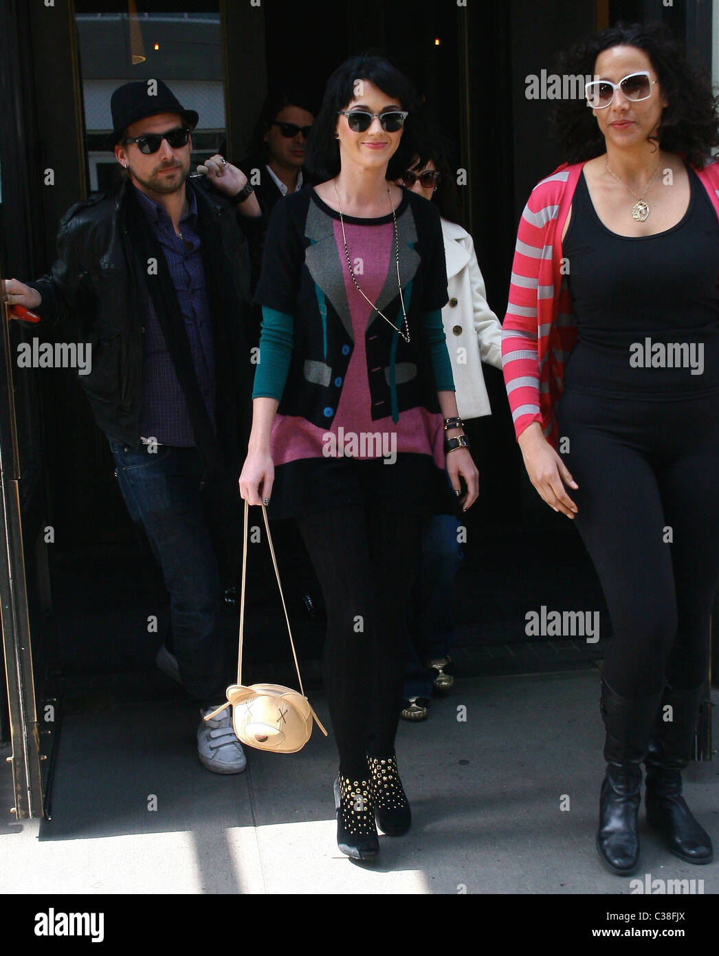 Katy Perry arriving for soundcheck at the Fillmore New York at Irving Plaza for her sold out concert New York City, USA - Stock Photo