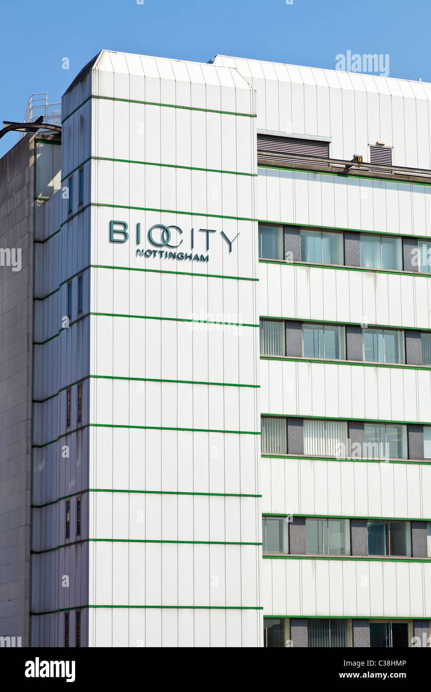 Biocity is home to many bioscience based companies Nottingham City centre Nottinghamshire England GB UK EU Europe Stock Photo