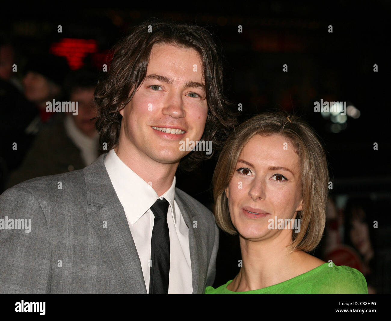 Tom Wisdom and Guest World Premiere of 'The Boat That Rocked' held at The Odeon, Leicester Square - arrivals London, England - Stock Photo