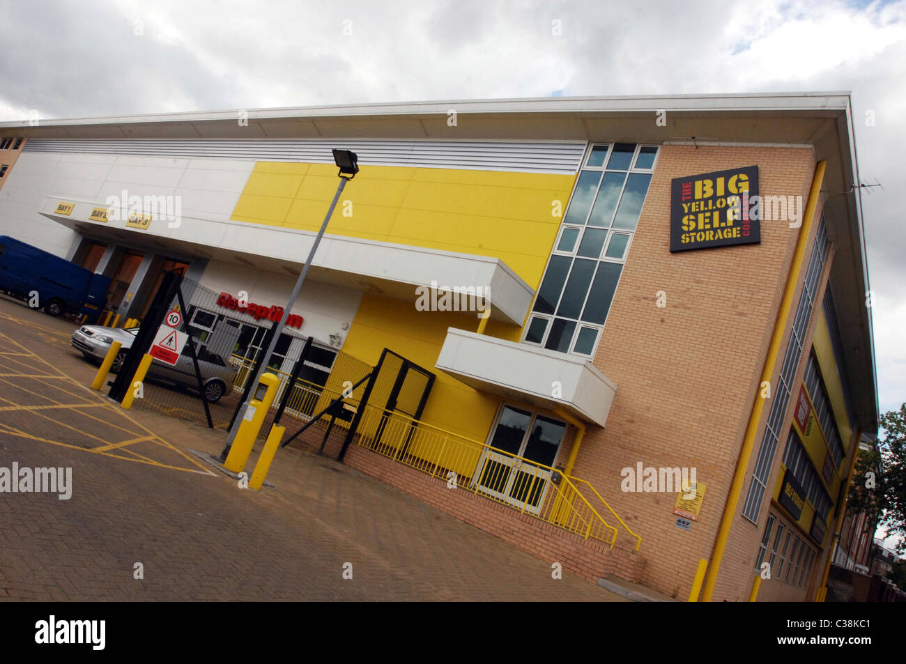 A Big Yellow Storage Centre Stock Photo Alamy