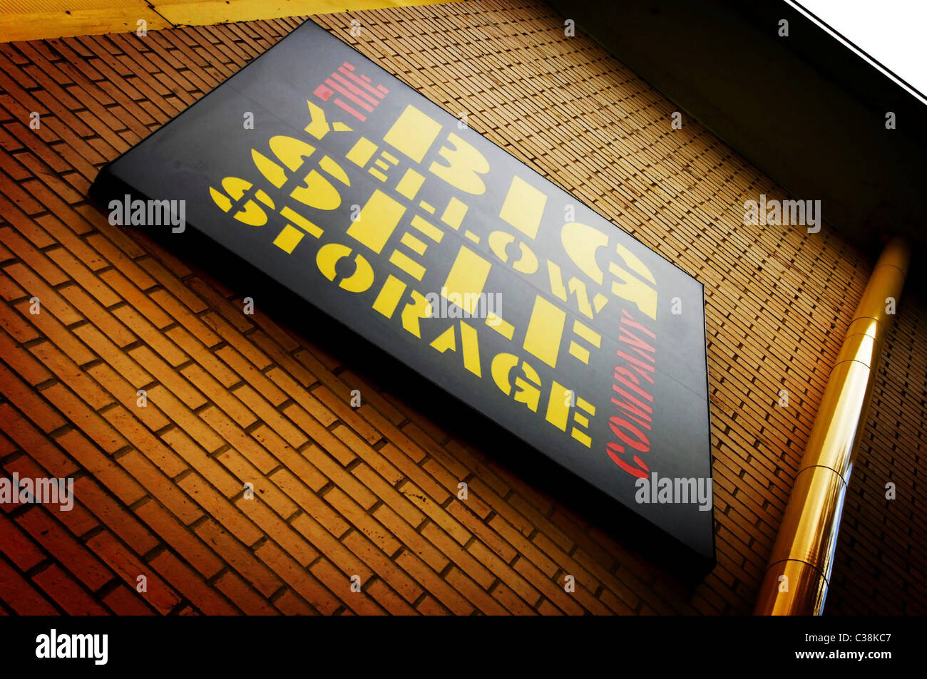 The Big Yellow Storage Centre sign Stock Photo Alamy