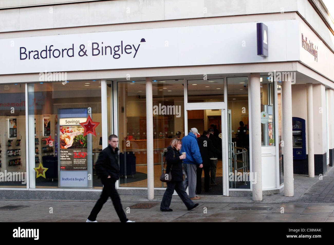 Bradford and Bingley branch in north London. Now part of the Santander