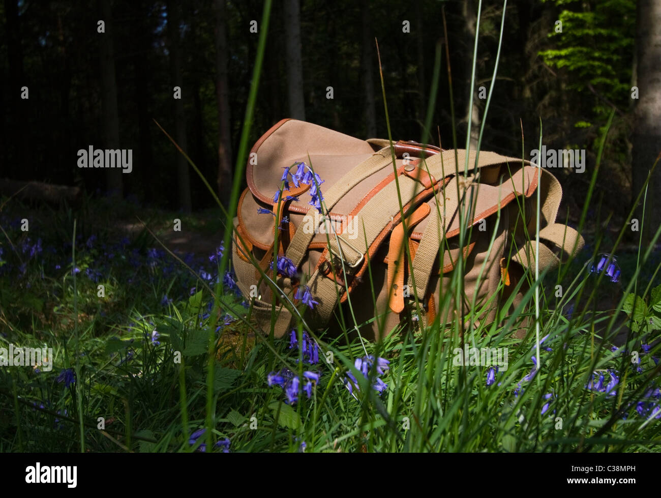 Classic Billingham 555 canvas camera bag used for carrying cameras and