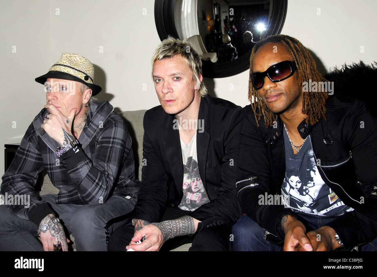 Keith Flint, Liam Howlett and Maxim Reality British electronic music