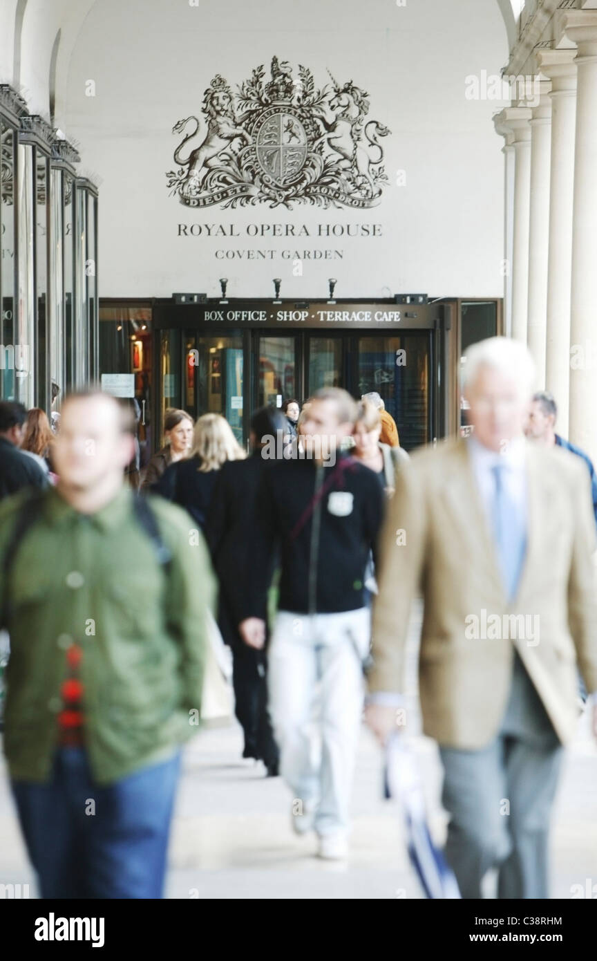 The Royal Opera House in Covent Garden, London. Stock Photo