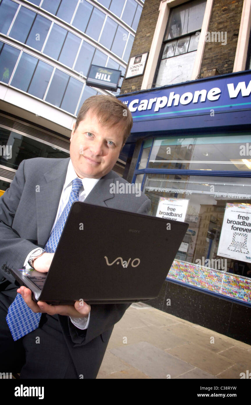 Pictured Charles Dunstone, Chief Executive Officer of Carphone
