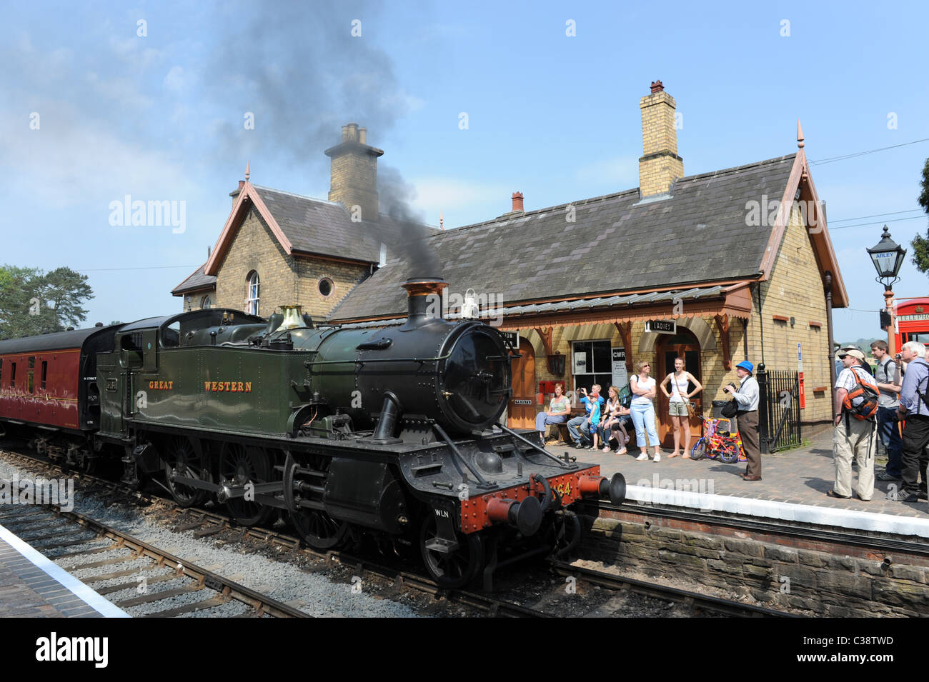 The Severn Valley Railway station Arley in Worcestershire England Uk Stock Photo