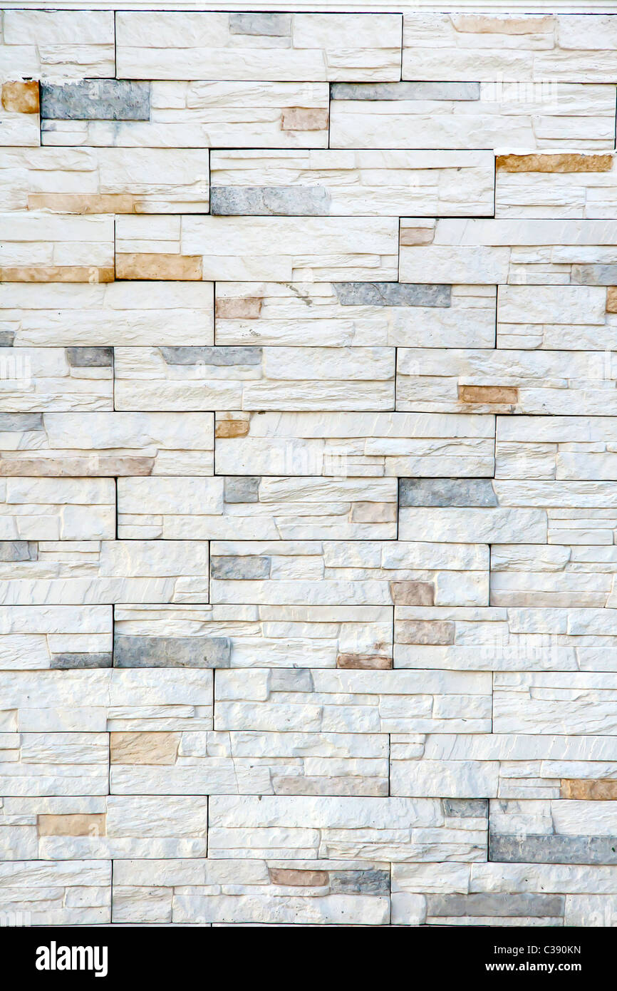 Decorative stone wall siding Stock Photo Alamy