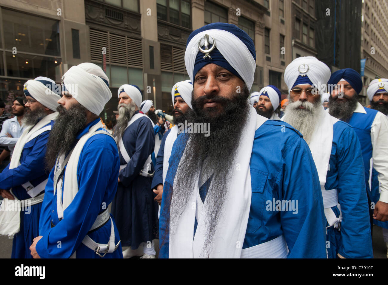 Thousands watch and participate in the 24th Annual Sikh Day Parade in