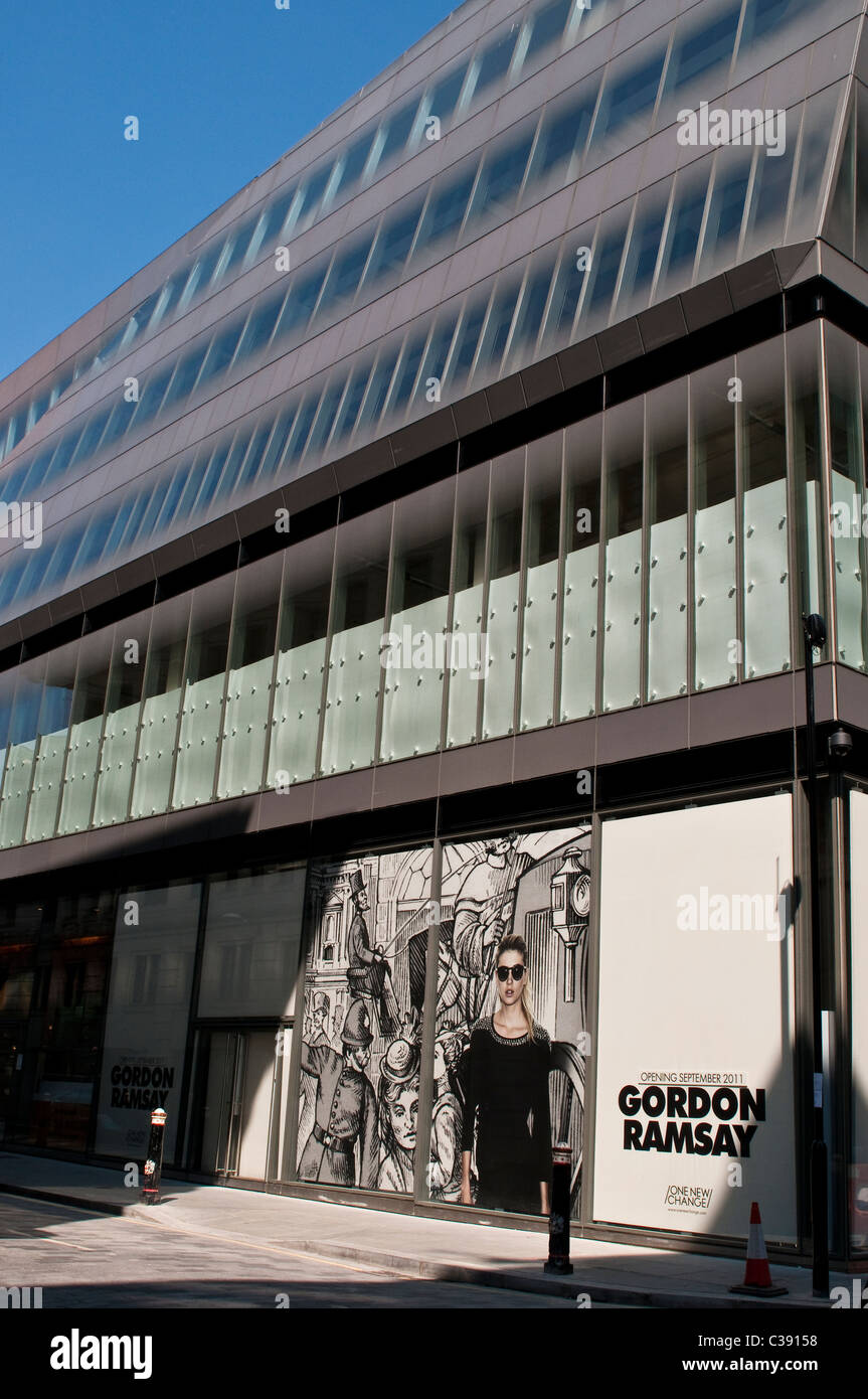 Advertisement for the opening of new Gordon Ramsay restaurant at One ...