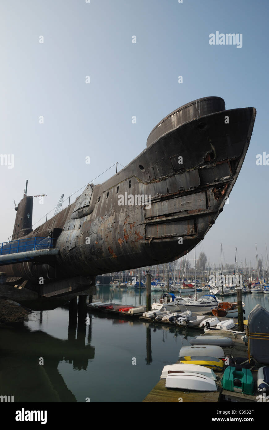 HMS Alliance at the Royal Navy Submarine Museum, Gosport, Hants, England. Stock Photo
