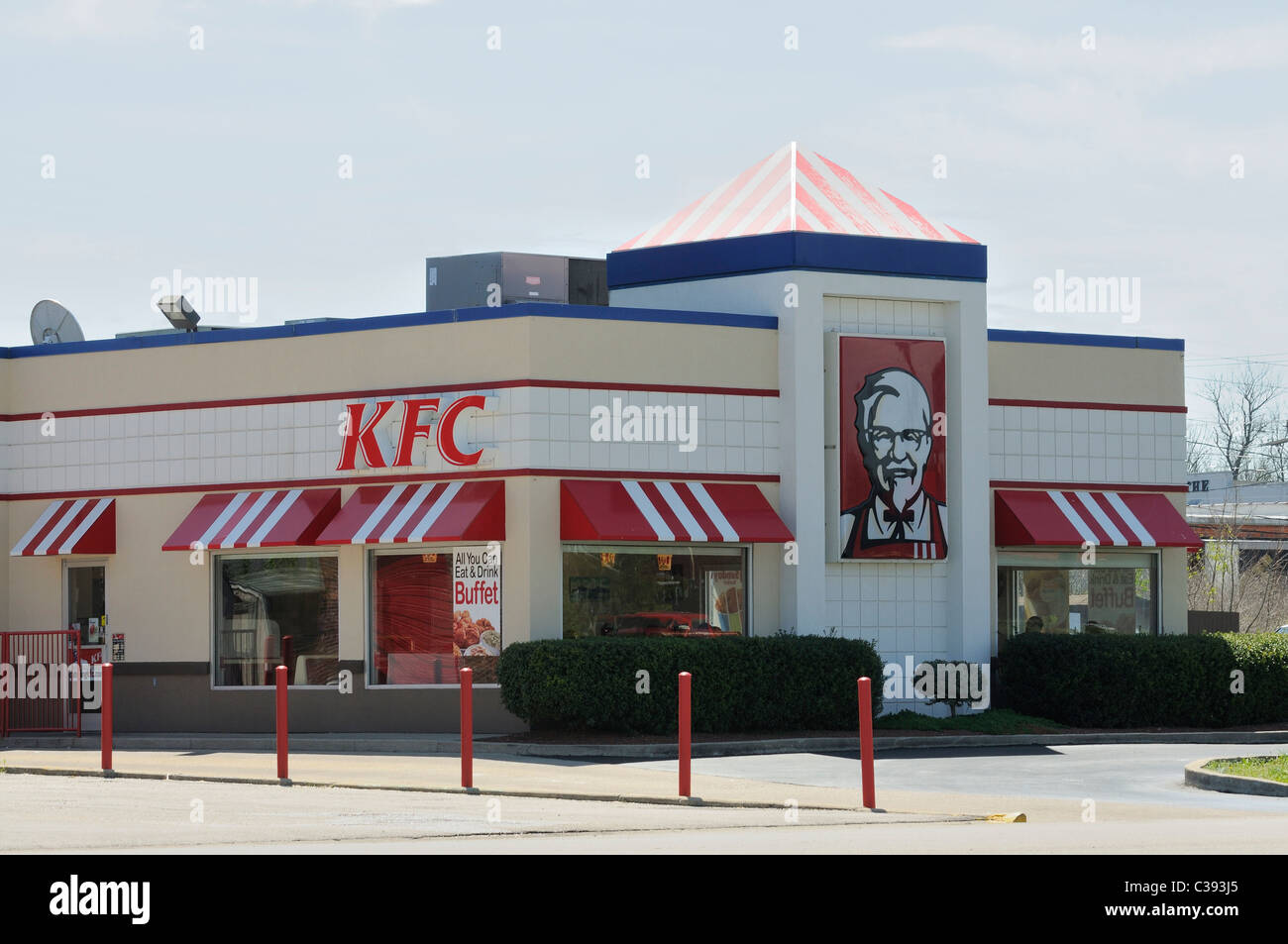 KFC, Kentucky Fried Chicken, restaurant in Kentucky, USA Stock Photo