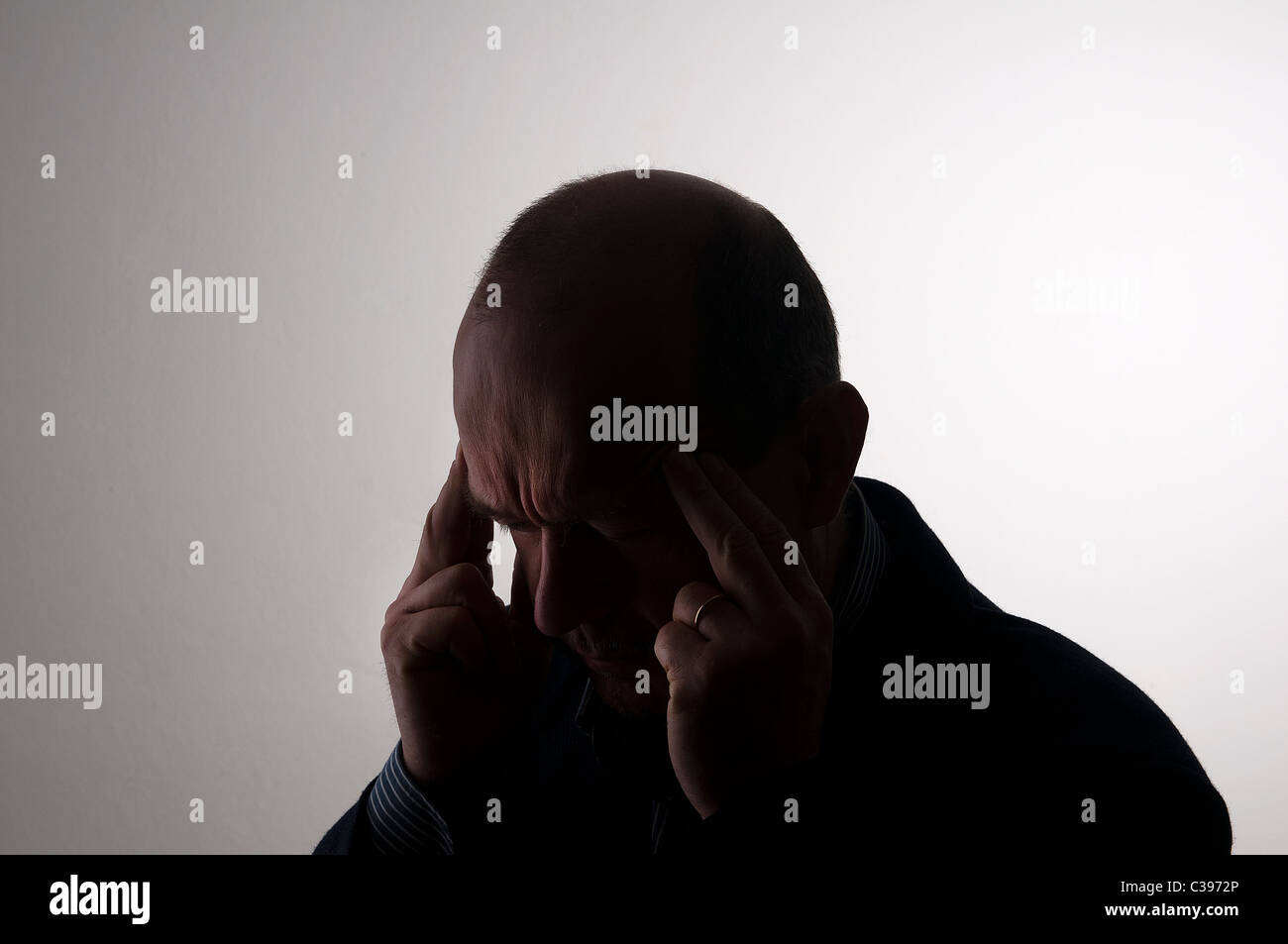 head ache Stock Photo