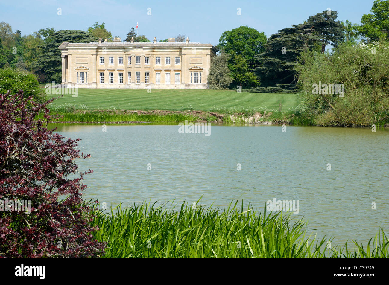 The mansion at Spetchley Park Gardens near Worcester, England Stock