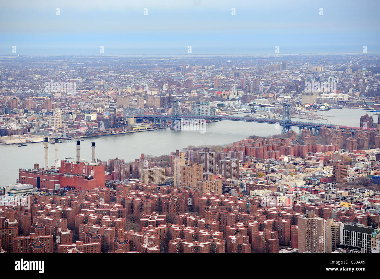 Downtown manhattan arial view hi-res stock photography and images - Alamy