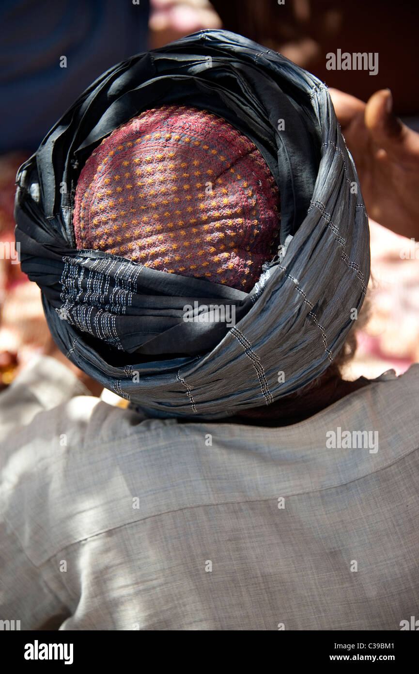 Traditional Turbans in Helmand Afghanistan Stock Photo