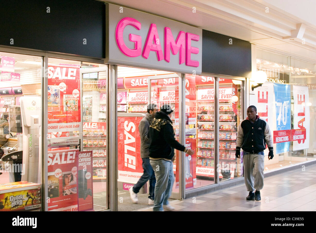 A Game store in North London Stock Photo