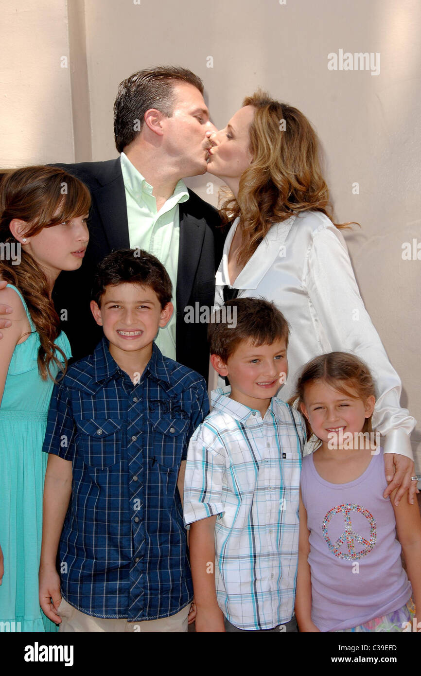 Kevin Grandalski, Marlee Matlin and family Marlee Matlin honored with a  Star on the Hollywood Walk of Fame Los Angeles Stock Photo - Alamy