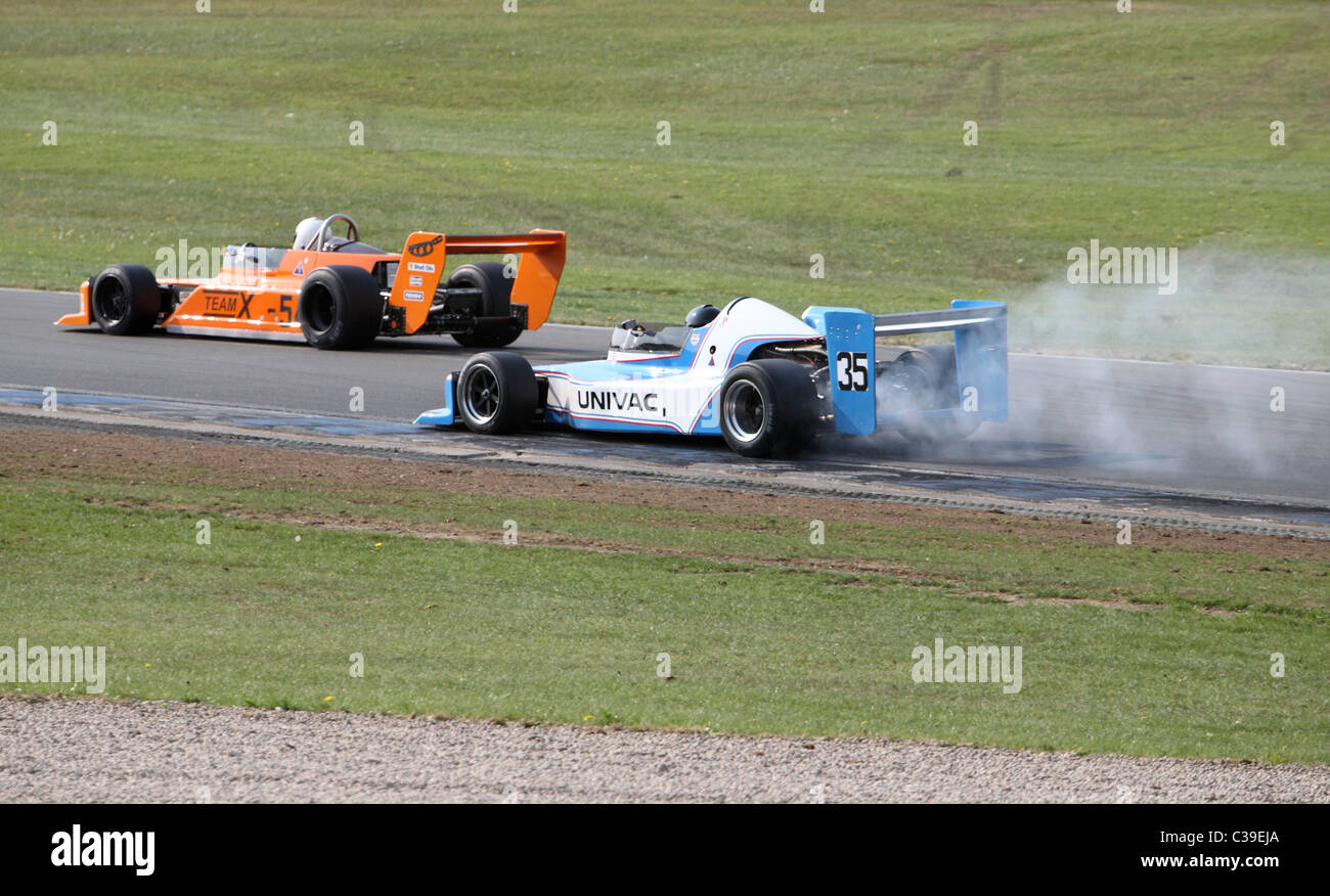 Formula 2 racing Donington Historic Festival 2011 Stock Photo