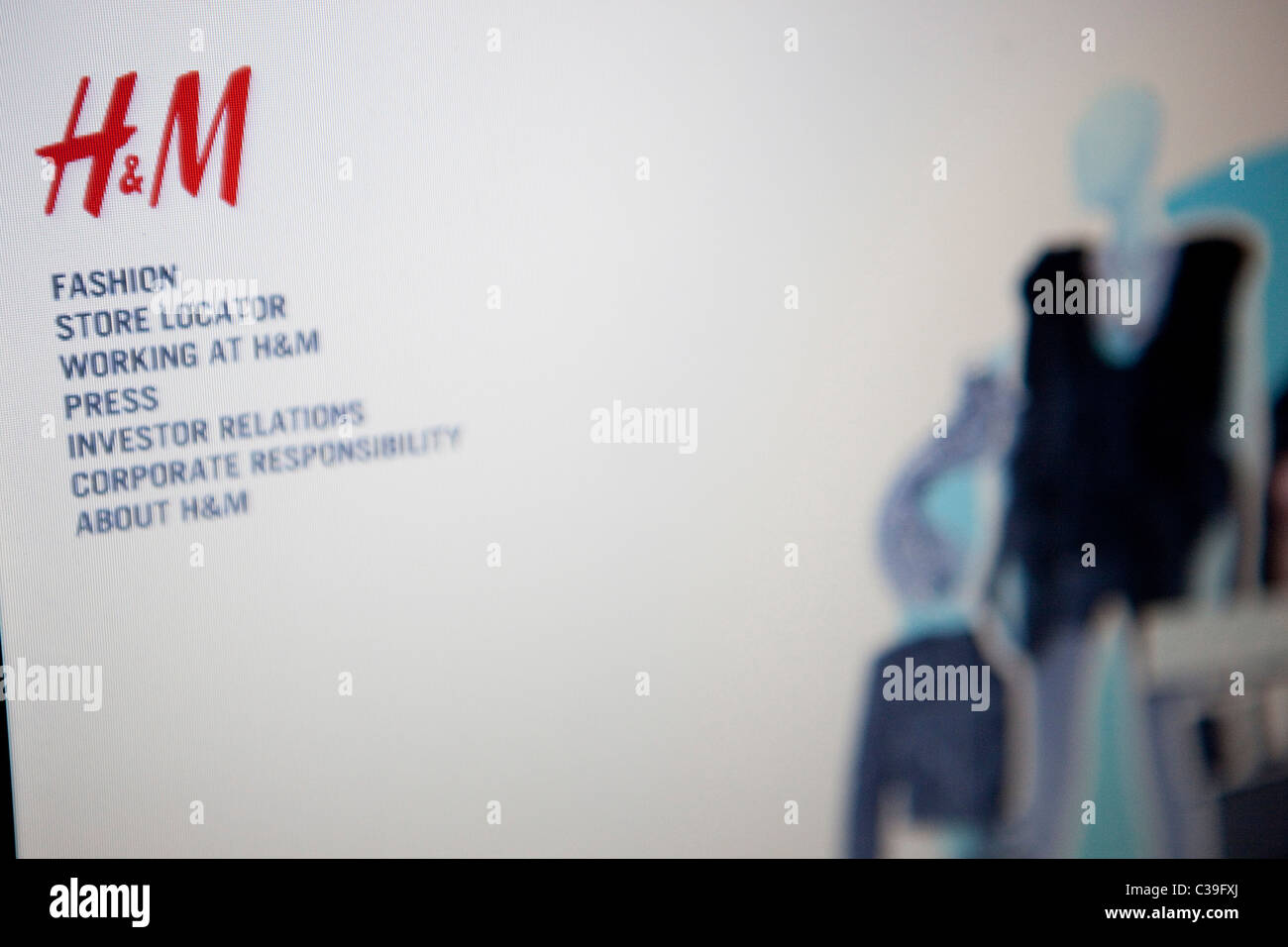 The H&M website Stock Photo - Alamy