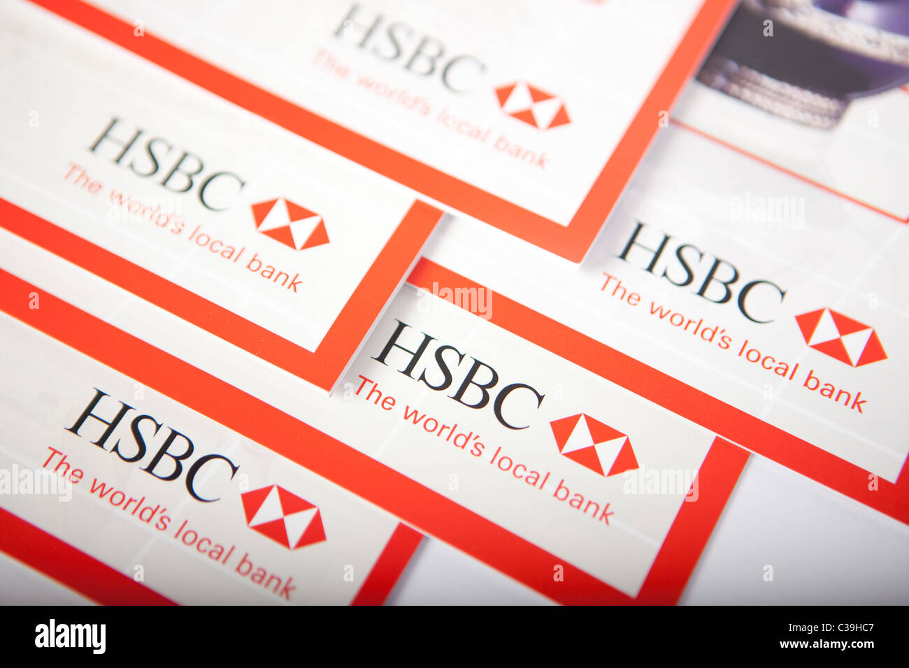 Figurative image of HSBC Holdings plc. Stock Photo