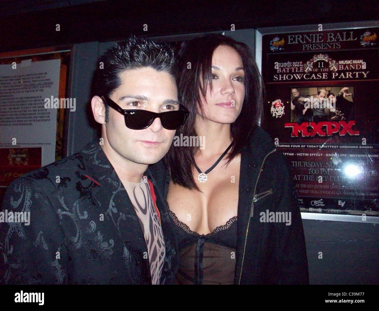TV reality star Corey Feldman and wife Susie Sprague out and about in
