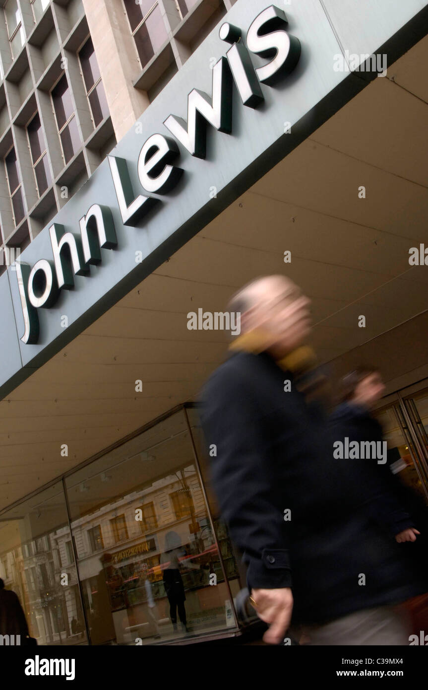 Exterior of the flagship John Lewis store on Oxford Street, London Stock Photo Alamy