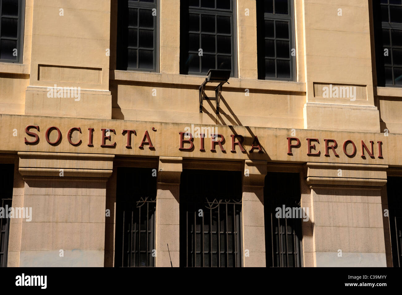 Italy, Rome, Birra Peroni, ex-brewery Stock Photo