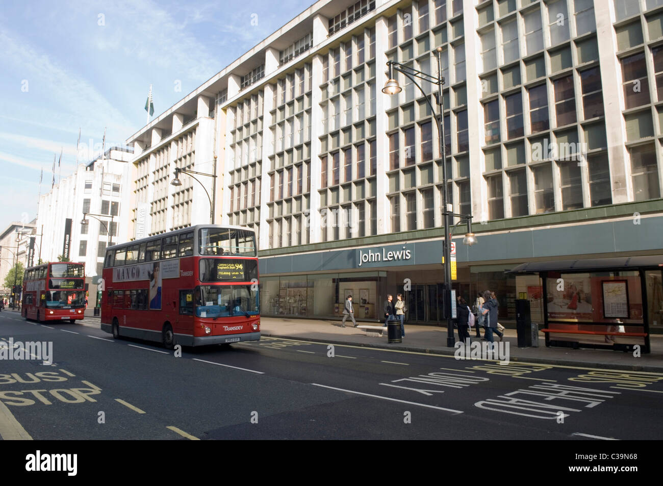 John Lewis Oxford Street Stock Photo Alamy
