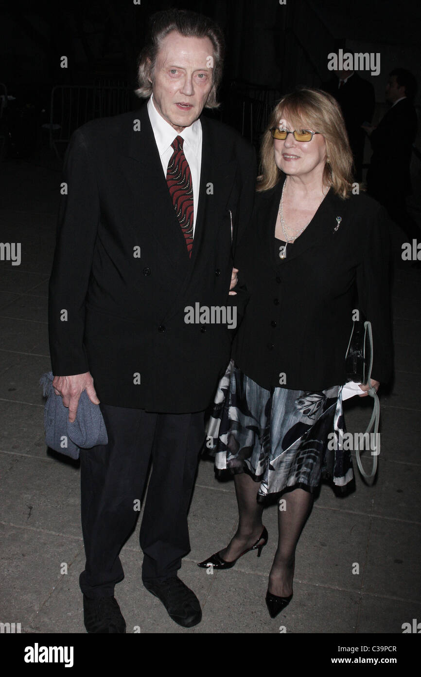 Christopher Walken and his wife Vanity Fair party for the 2009 Tribeca Film Festival at the State Supreme Courthouse - arrivals Stock Photo