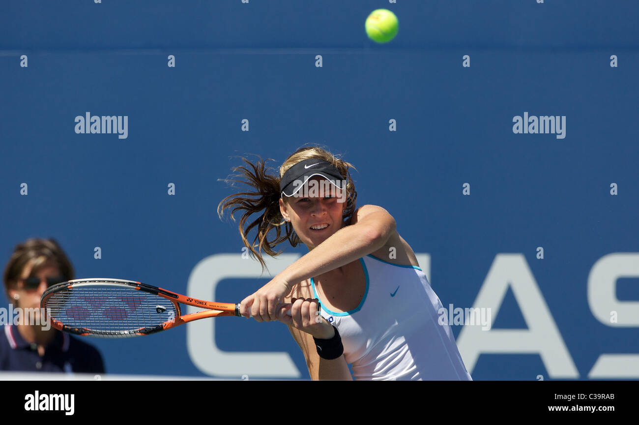 Olivia Rogowska, Australia, in action at the US Open Tennis Tournament