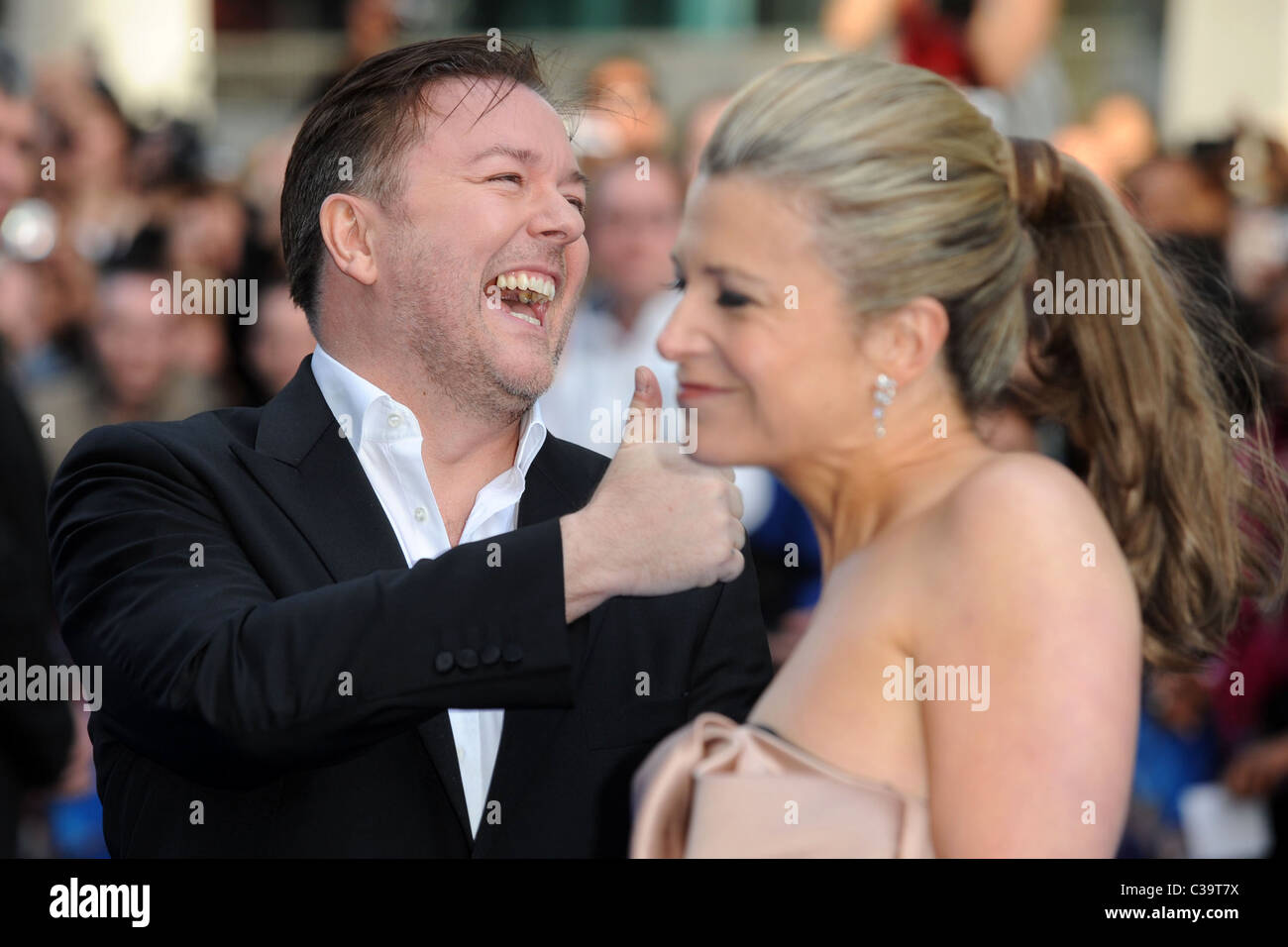 Ricky Gervais and Jane Fallon Night At The Museum 2 - World premiere
