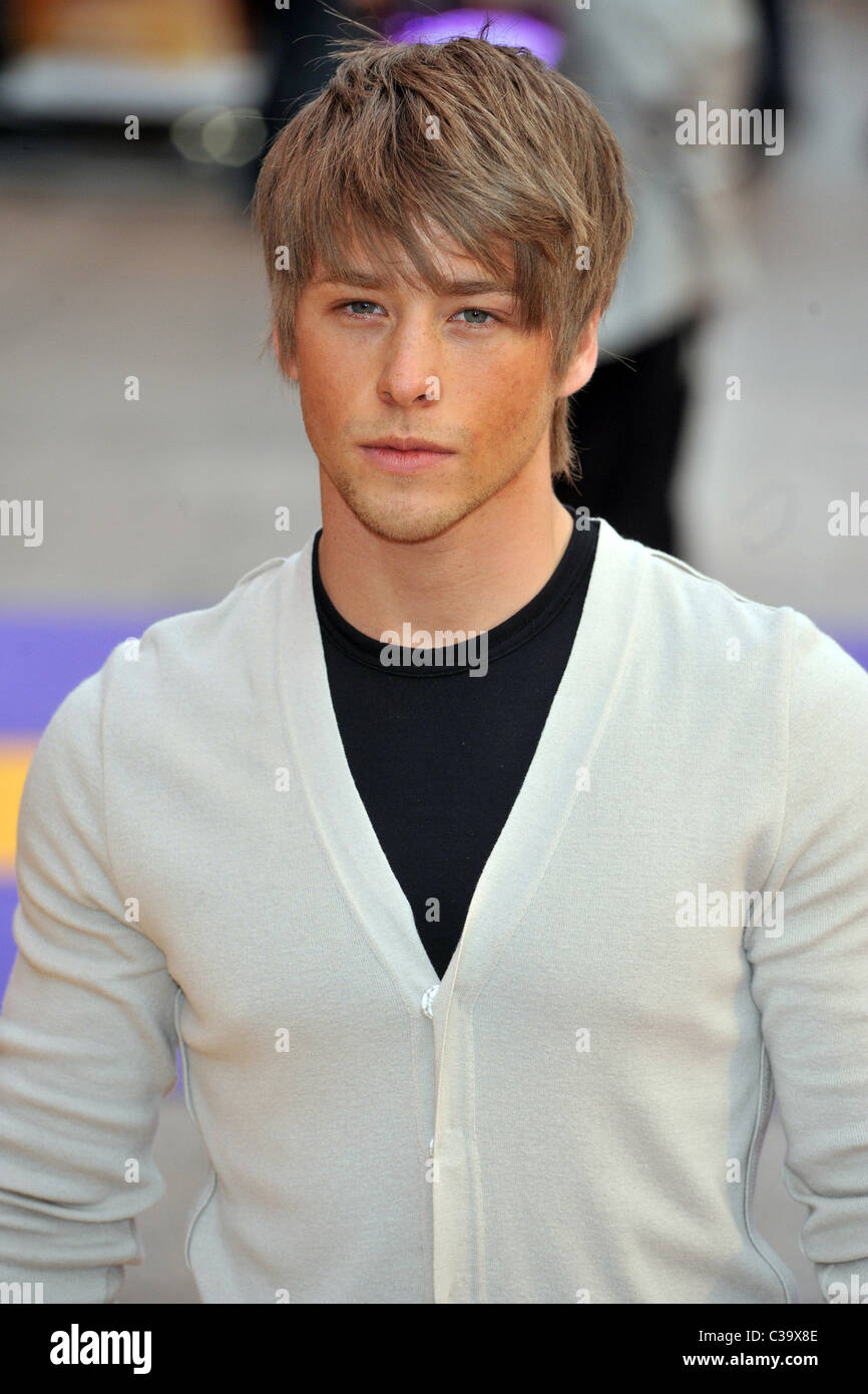 Mitch Hewer Hannah Montana UK premiere held at the Odeon West End - Arrivals. London, England - 23.04.09 : Stock Photo