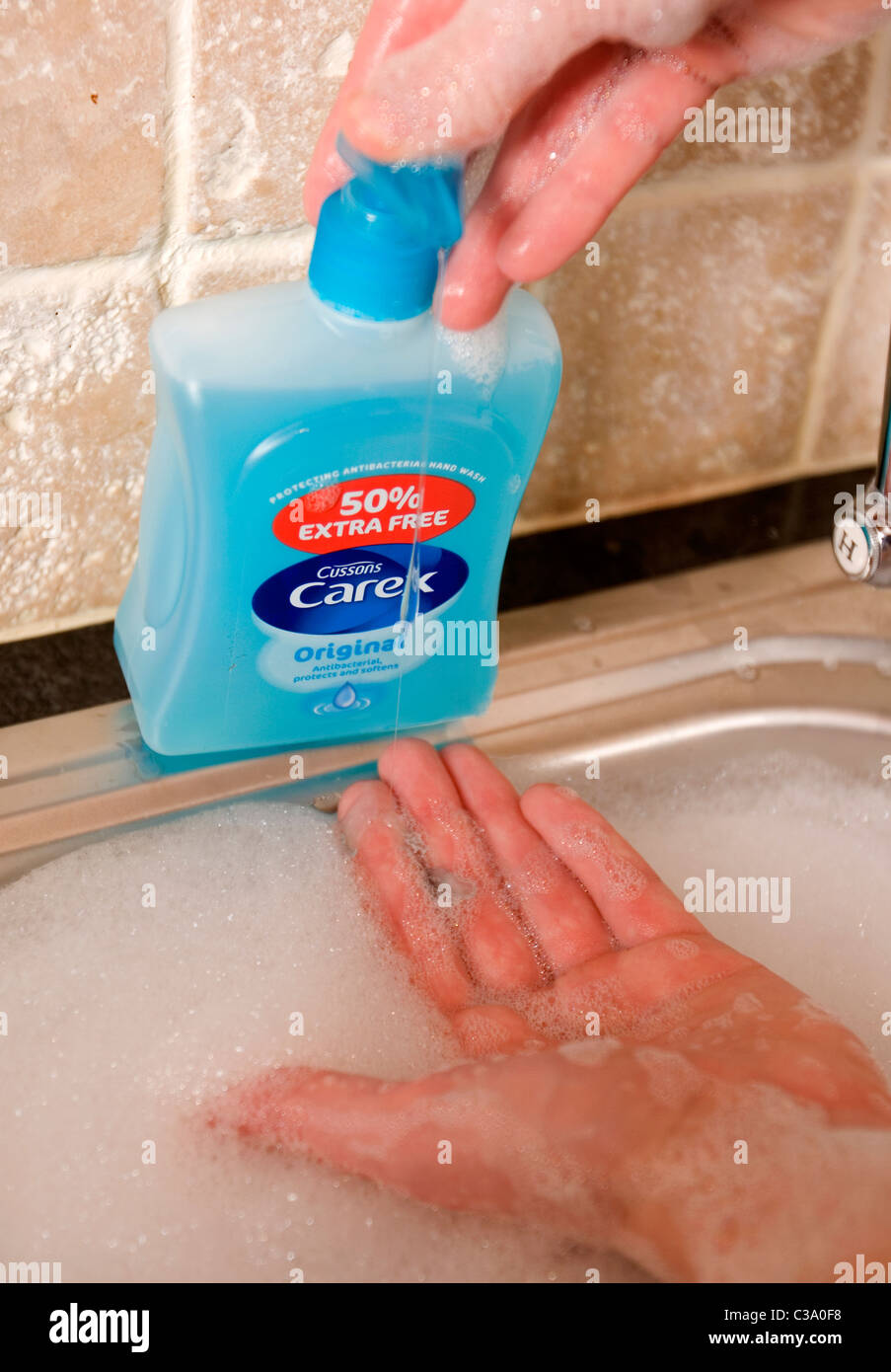 Illustrative image of PZ Cussons Carex Hand Soap Stock Photo Alamy