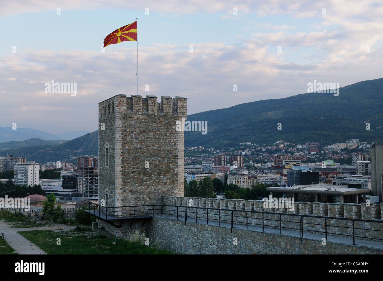 Old Turkish fortress in Skopje. Stock Photo