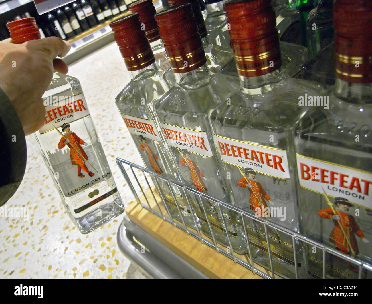 Illustrative image of Beefeater Gin, a Pernod Ricard brand Stock Photo Alamy