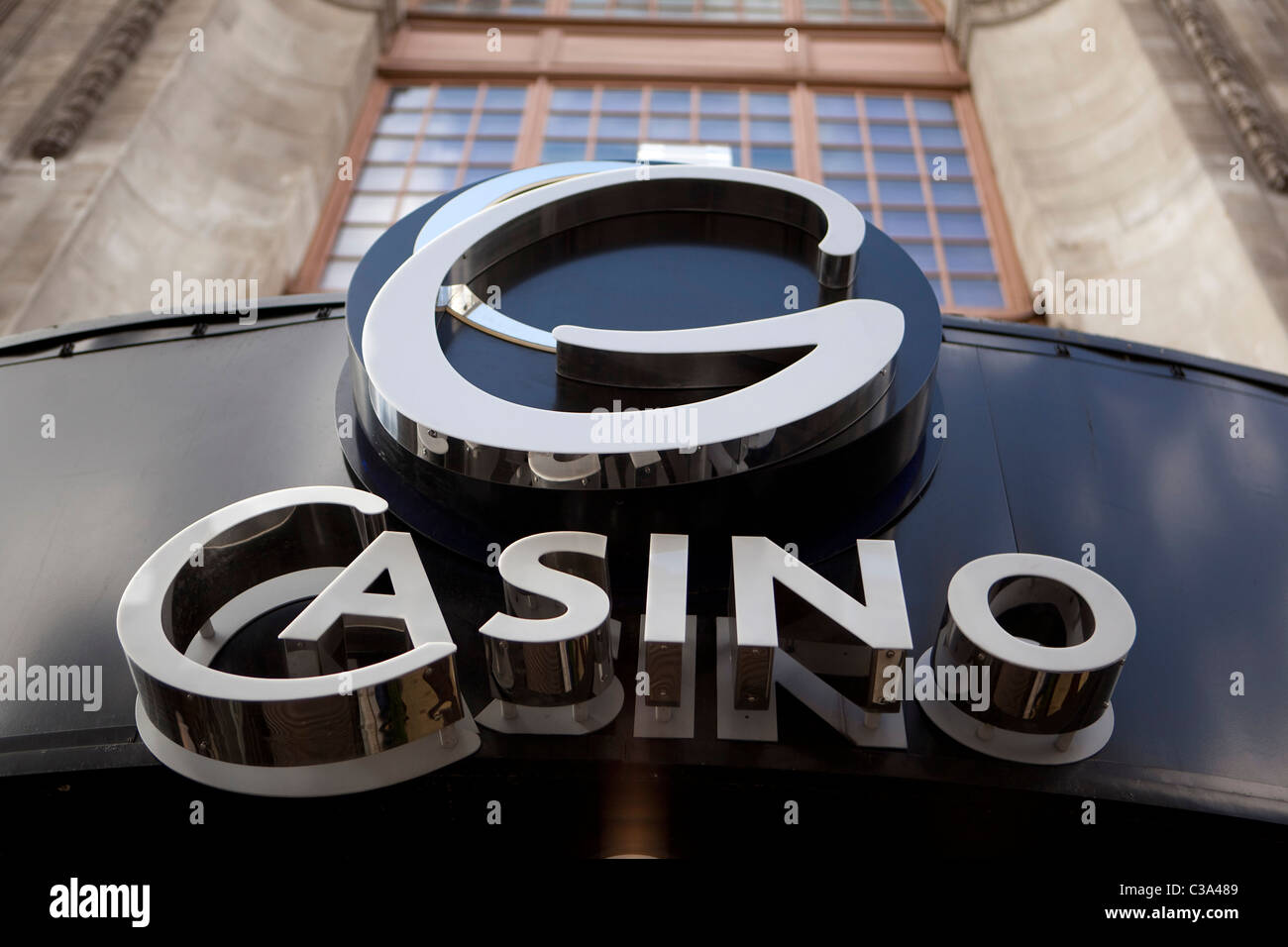 Exterior shot of Rank Group's G Casino in Central London. Stock Photo