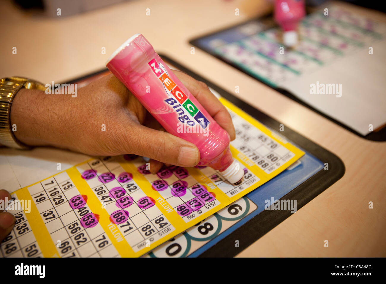 Illustrative image of a Mecca Bingo. Stock Photo