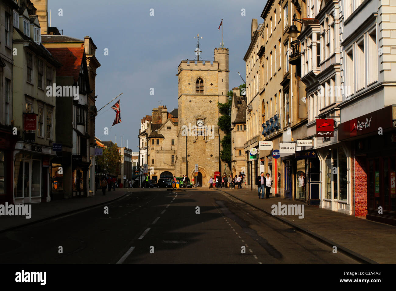 Carfax Tower, Oxford, England Stock Photo