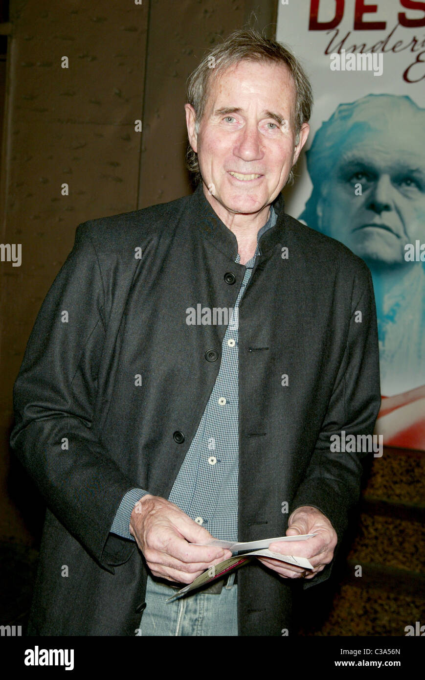 Jim Dale at the opening night of the Broadway play 'Desire Under the