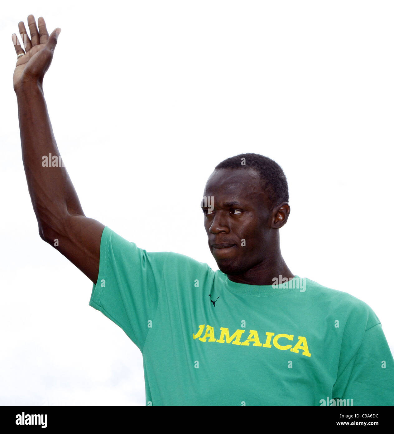 Olympic Usain Bolt at the PUMA Street to help search to find the next 'World's Fastest Man' Boston Stock Photo - Alamy