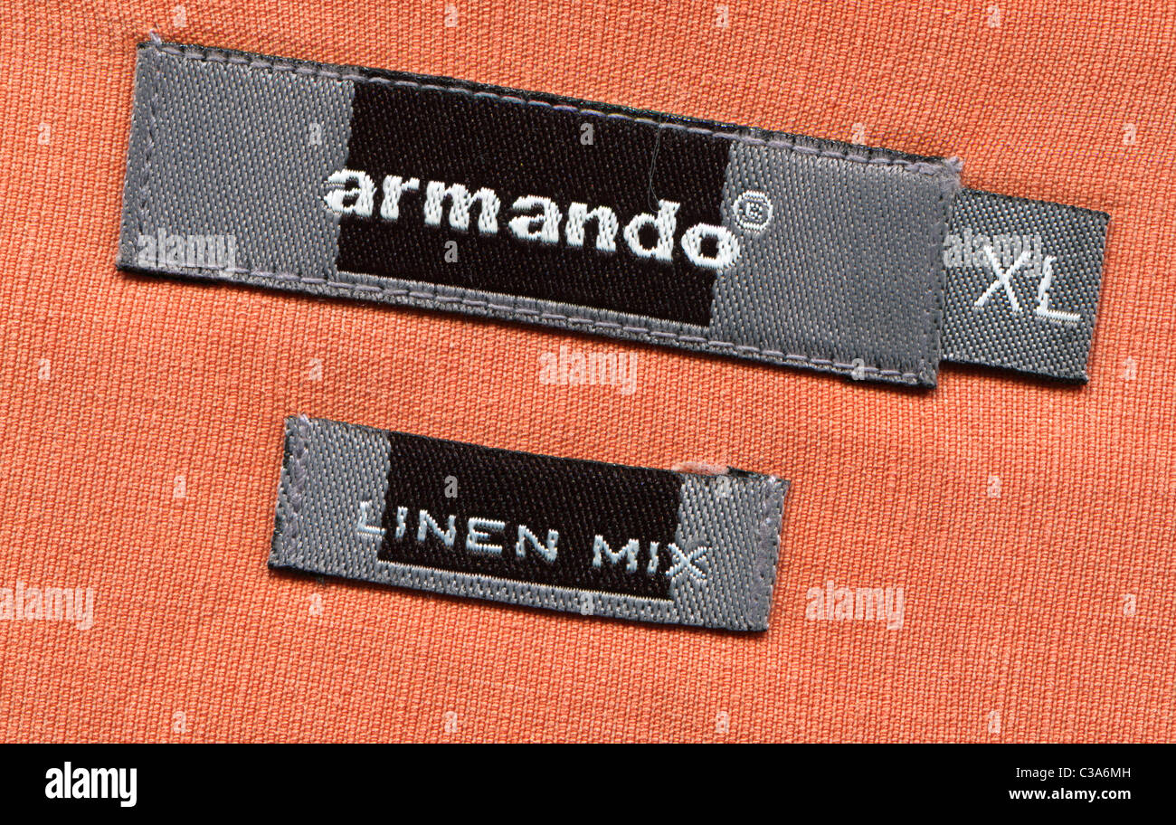 Shirt label hi-res stock photography and images - Alamy