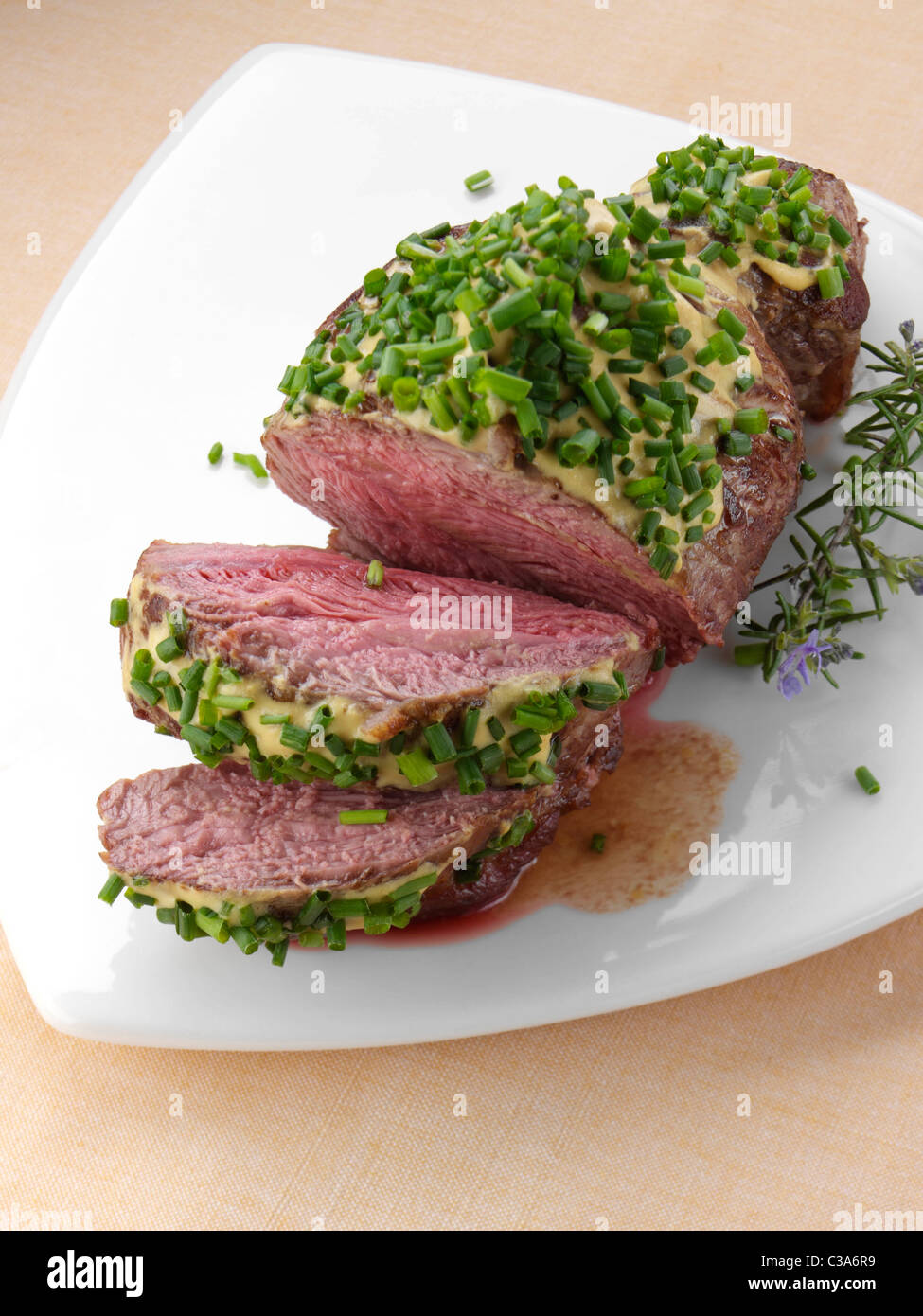 Welsh lamb rump Stock Photo