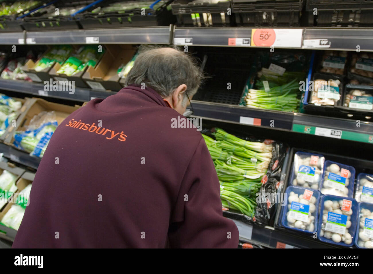 Sainsbury shelves hires stock photography and images Alamy